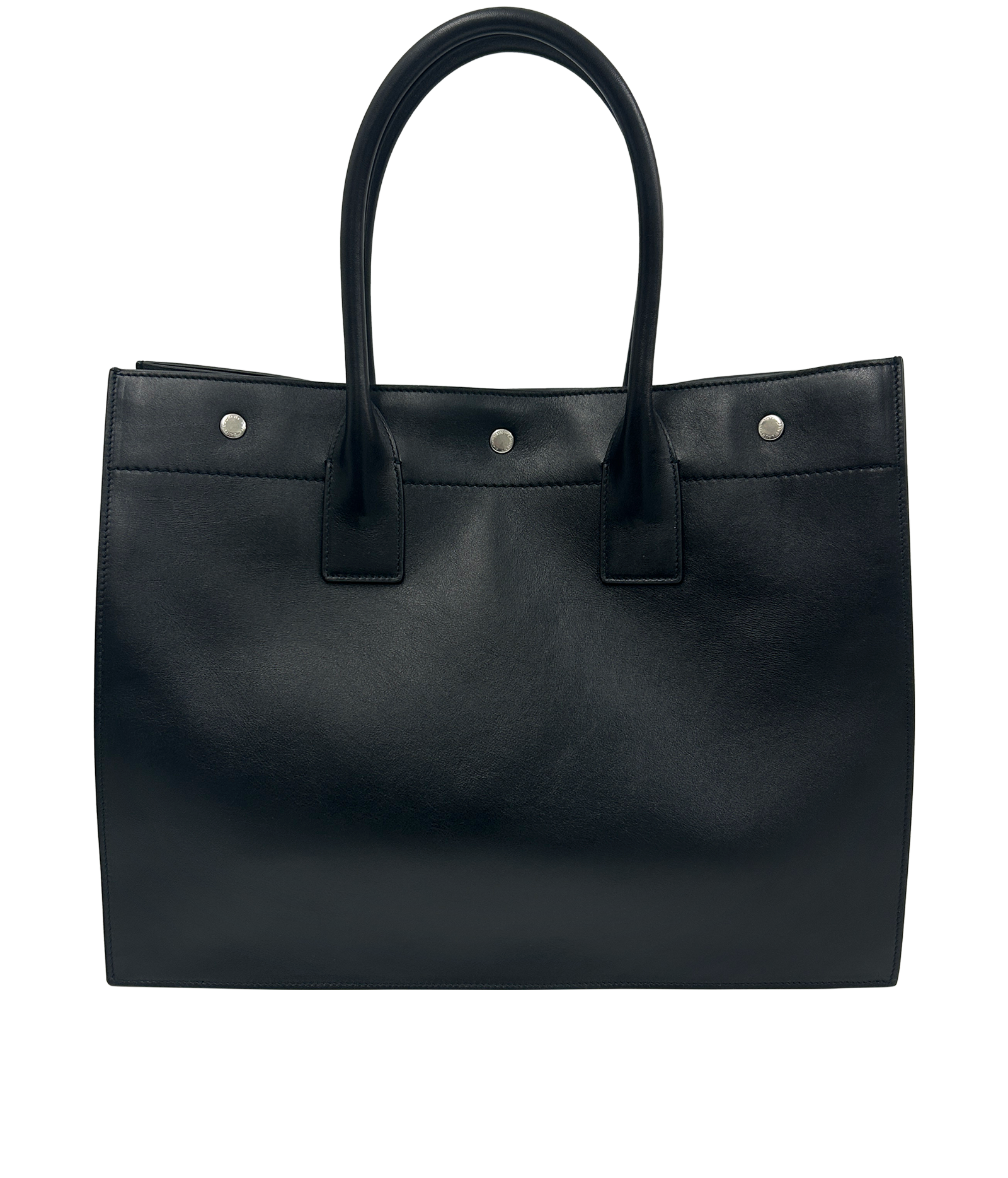 Rive Gauche Tote, 1.100&euro;, Bolso, Negro, Animal - Piel, Vista trasera